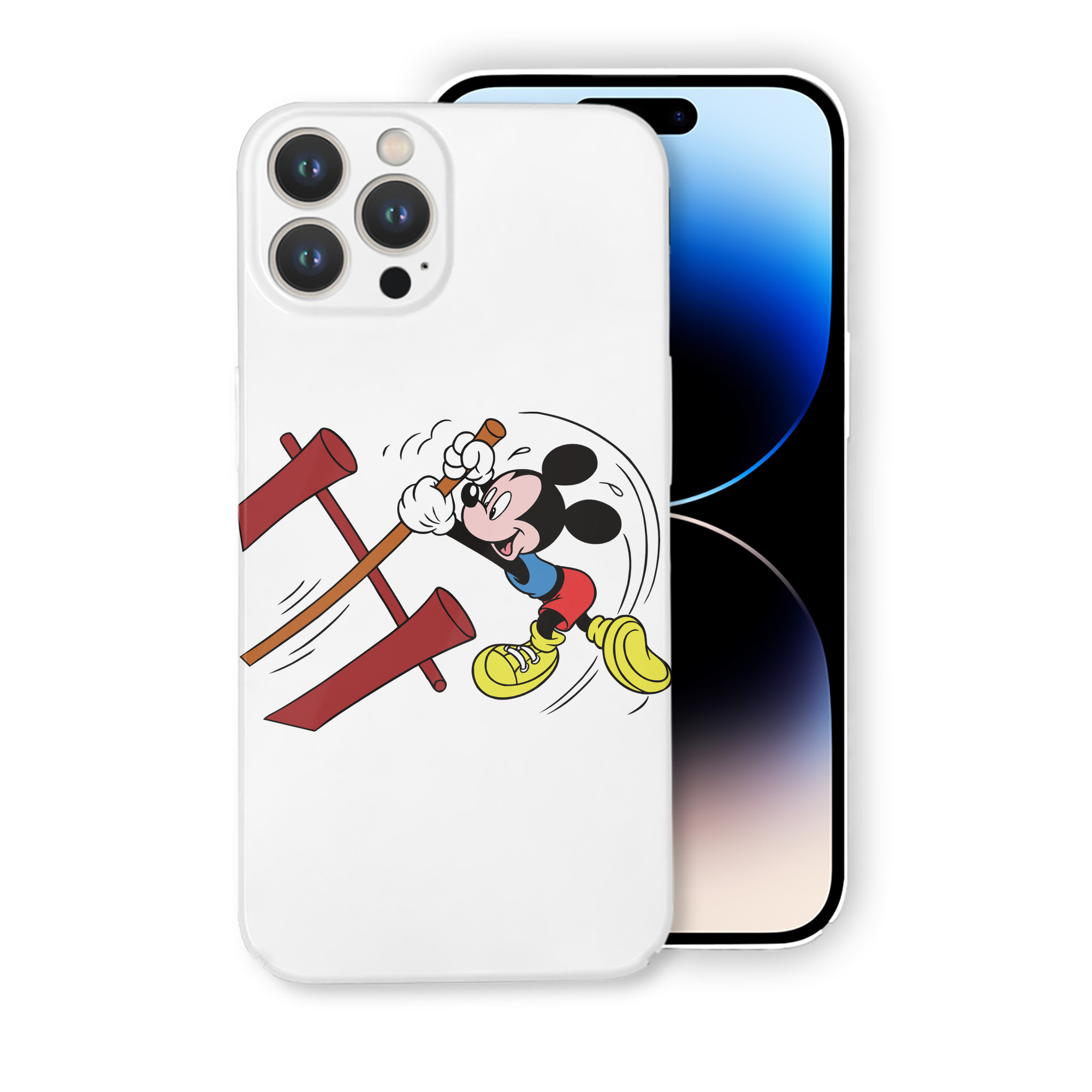 （画像用） ミッキーマウス Mickey Mouse 【iPhone 14シリーズ対応】ハードケース